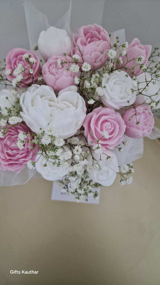 Zeepbloemen boeket